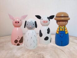 Met deze boerderijdieren set 01 ben je urenlang leuk bezig.