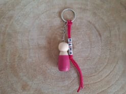 sleutelhanger mama felroze. Hier maak je mama heel erg blij mee. Eindelijk haar sleutels niet meer kwijt.