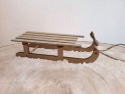 Met deze blanke slee kun je de grootste berg afglijden