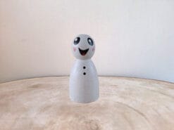 Ik ben het blije spook en wil jou graag aan het lachen maken.